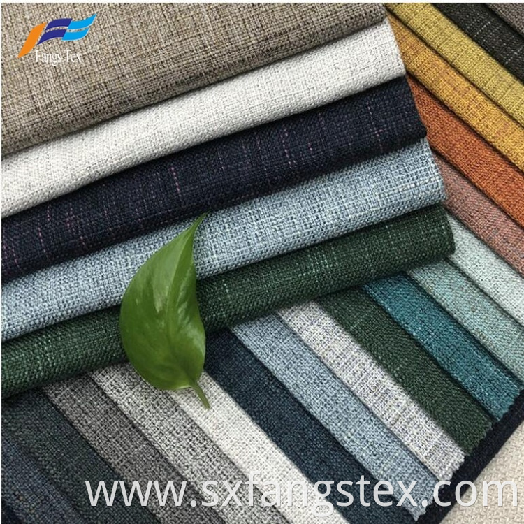 2019 New Design Eco-friendly Upholstery Linen Sofa Fabric